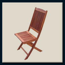 FOLDING CHAIR WITHOUT ARMS (Eucalyptus Camaldulensis)
