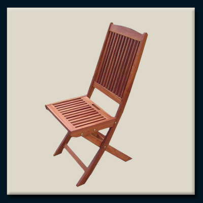 FOLDING CHAIR WITHOUT ARMS (Eucalyptus Camaldulensis)