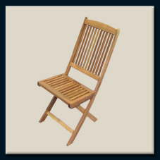 FOLDING CHAIR WITHOUT ARMS (Eucalyptus Cladocalyx)