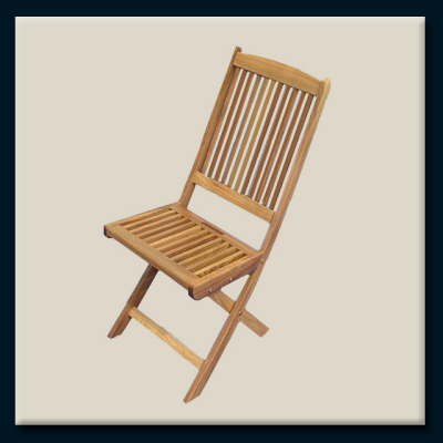 FOLDING CHAIR WITHOUT ARMS (Eucalyptus Cladocalyx)