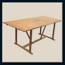 RECTANGULAR EXTENTION TABLE(Eucalyptus Cladocalyx)