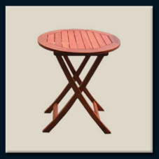 ROUND DRINKS TABLE(Eucalyptus Camaldulensis)