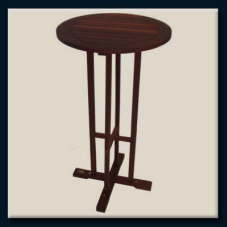 BAR TABLE WITH FOUR LEGS(Eucalyptus Camaldulensis)