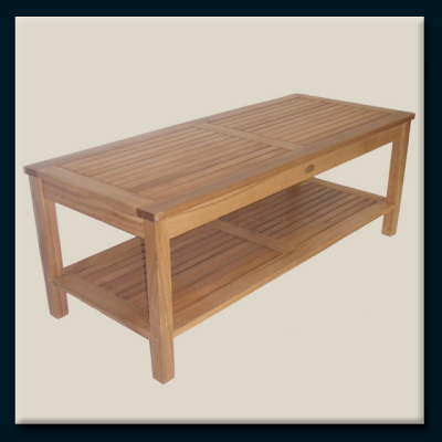 RECTANGULAR COFFEE TABLE(Eucalyptus Cladocalyx)